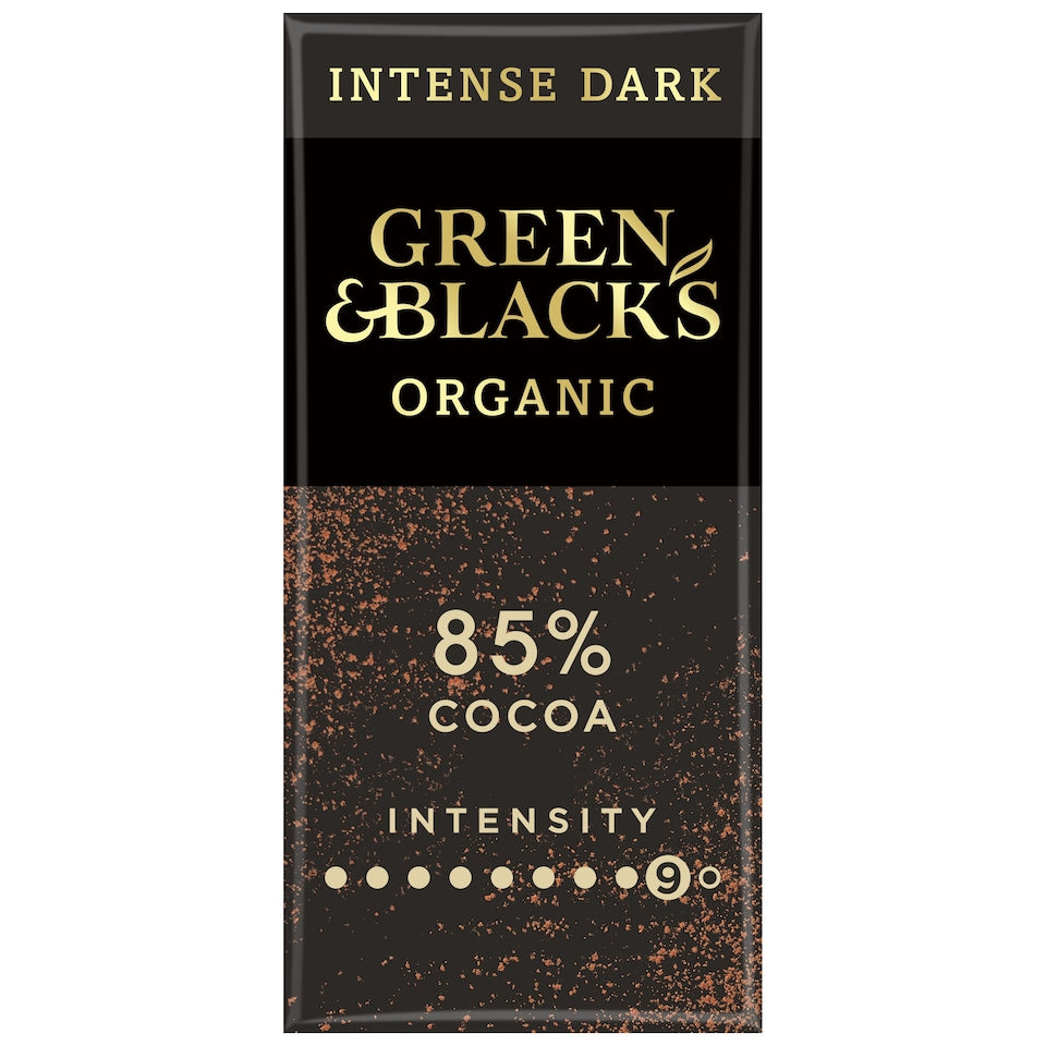 Green & Black's Organic 85% Dark Chocolate Bar 90g