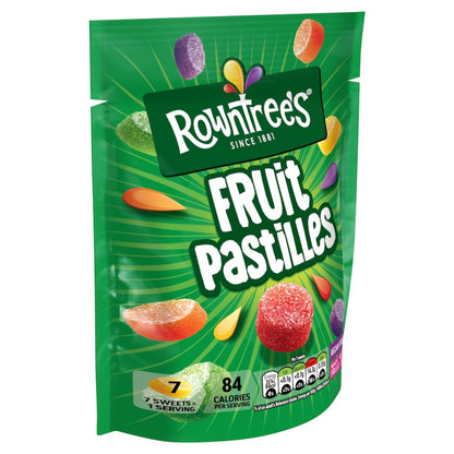 Rowntree's Fruit Pastilles Vegan Friendly Sweets Sharing Bag 143g