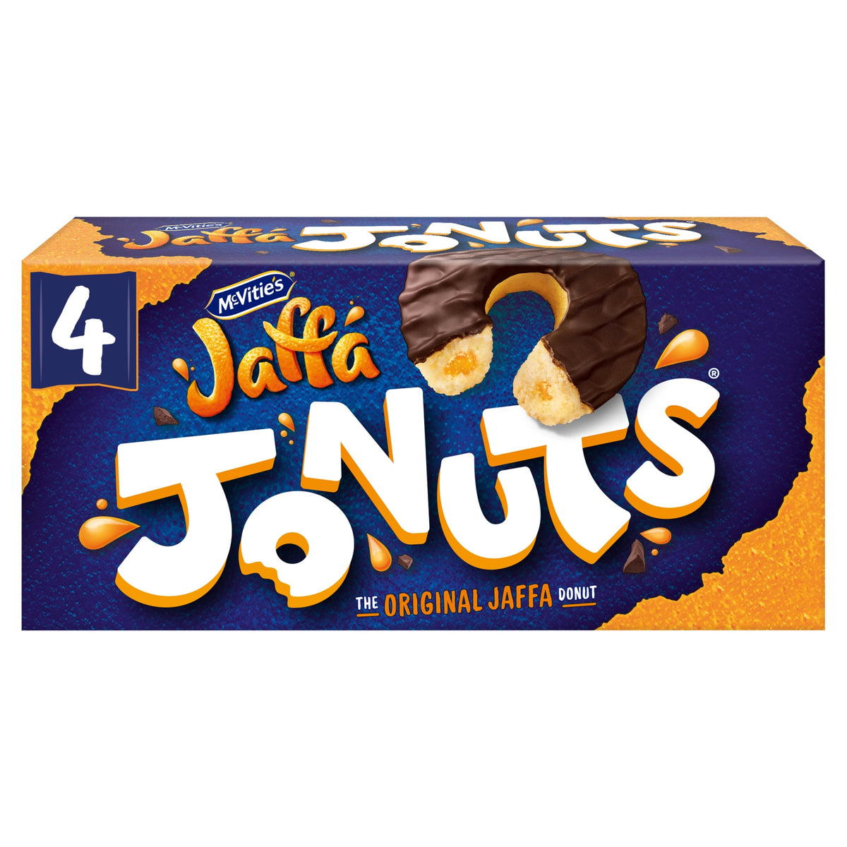 McVitie's Jaffa Jonuts 4 Pack 172g