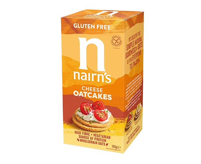 Nairn's Gluten Free Cheese Oatcakes 180g