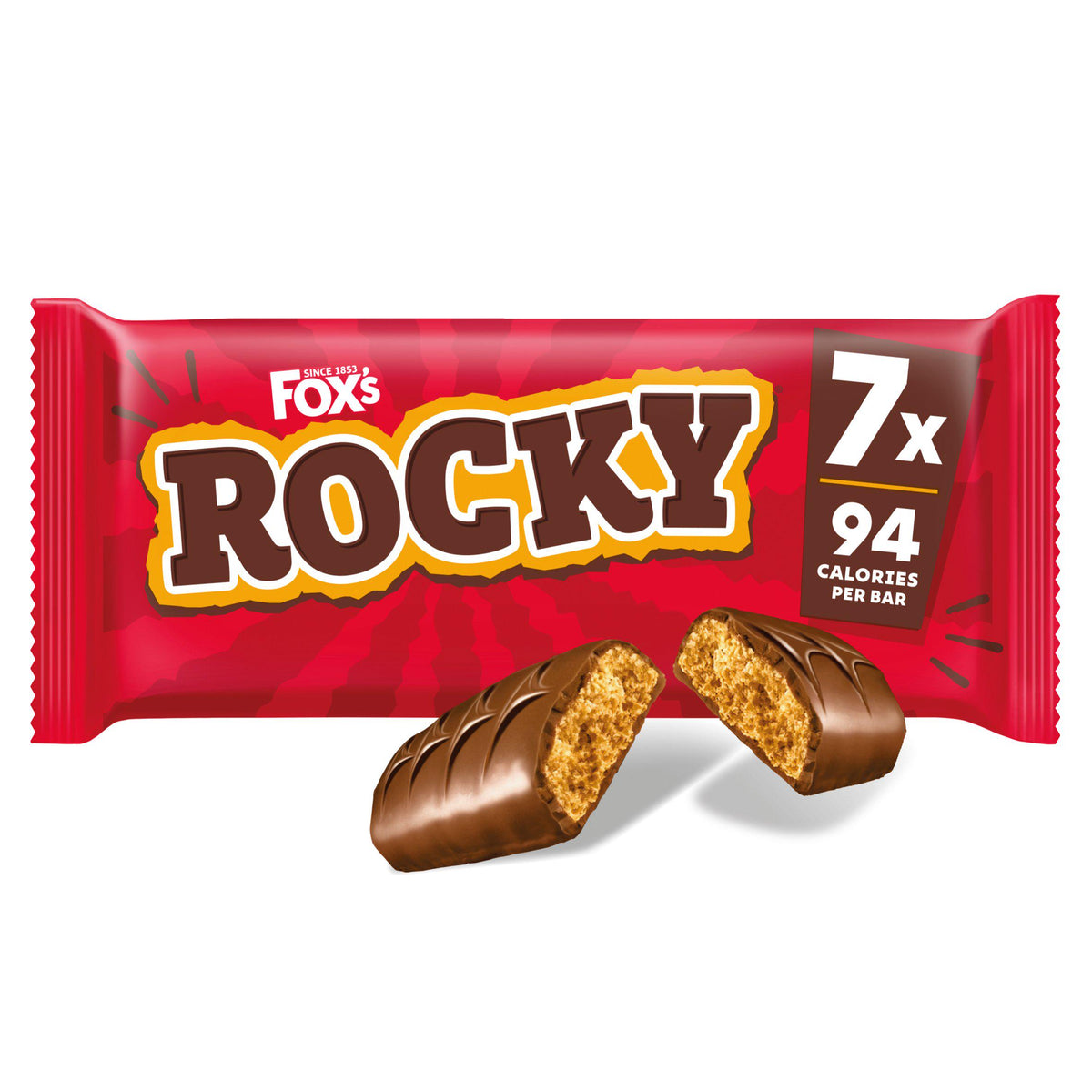 Fox's Rocky Chocolate Biscuit Bars 7 Pack 133g
