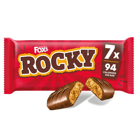 Fox's Rocky Chocolate Biscuit Bars 7 Pack 133g