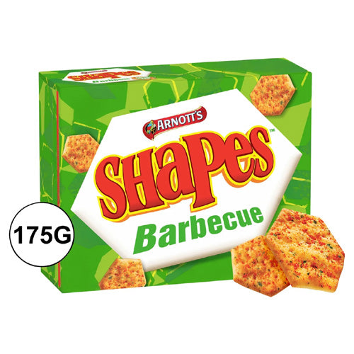 Arnott's Shapes Barbecue Snack Crackers (175g)