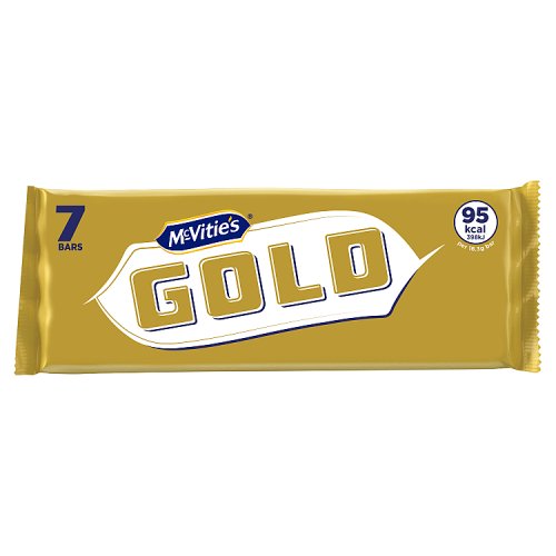 McVities Gold Bars 7 Pack (124g)