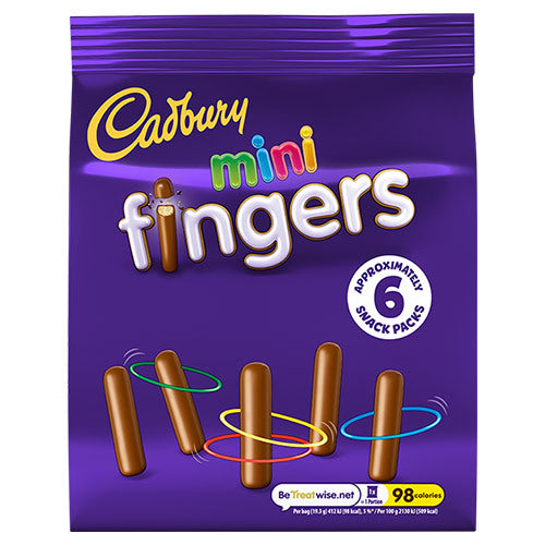 Cadbury Mini Fingers Snack Pack (115g)