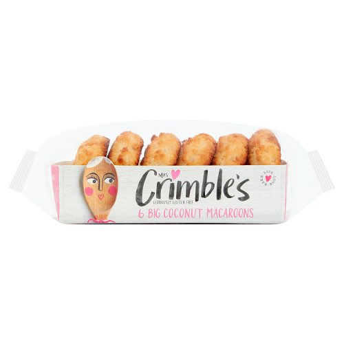 Mrs Crimbles Free From Large Coconut Macaroons 6 Pack (180g)
