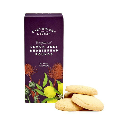 Cartwright & Butler Lemon Zest Shortbread Rounds (200g)