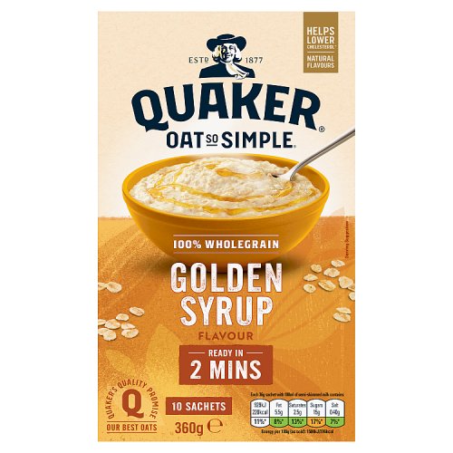 Quaker Oat So Simple Golden Syrup (360g)