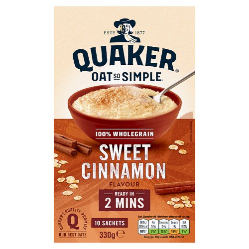 Quaker Oat So Simple Cinnamon (330g)