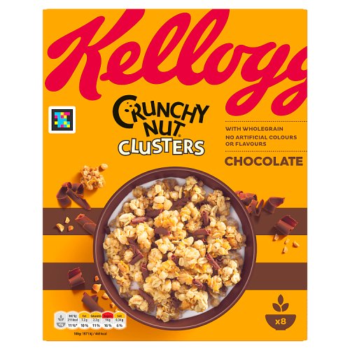 Kelloggs Nut Clusters Chocolate Curls (400g)