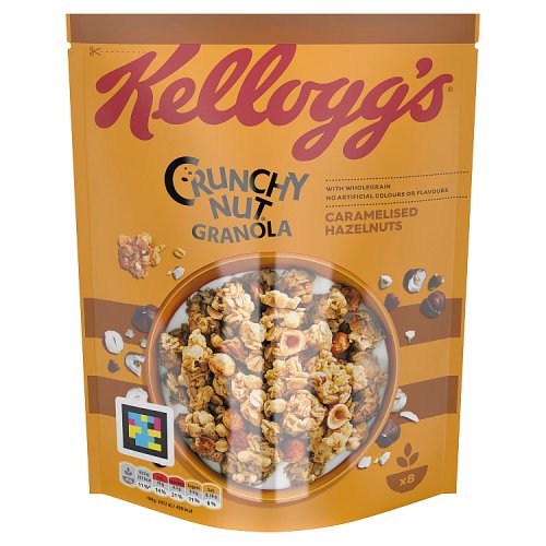 Kelloggs Crunchy Nut Glorious Oat Granola Caramelised Hazelnuts (380g)