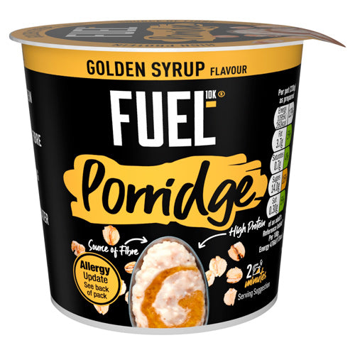 FUEL10K High Protein Golden Syrup Porridge Oat Cereal Pot (70g)