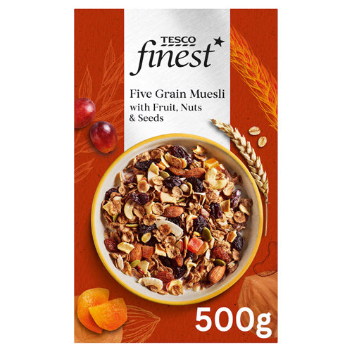 Tesco Finest Fruit Nut & Seed Muesli (500g)