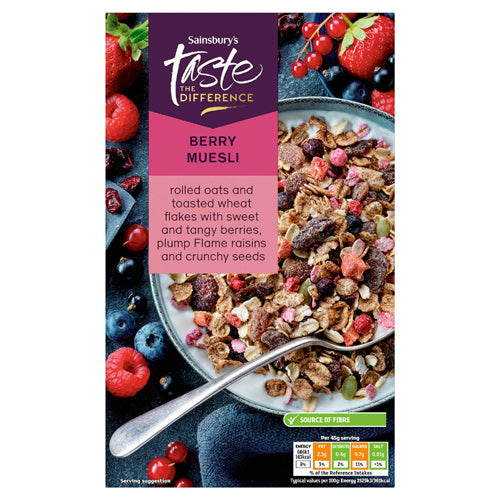 Sainsbury's Berry Muesli Taste the Difference (500g)
