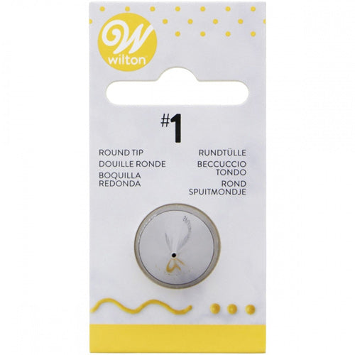 Wilton Decorating Tip #001 Round Carded (5g)
