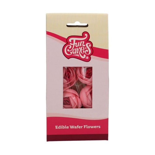 FunCakes Rose Edible Wafer Flowers Pack Of 6 (16g)