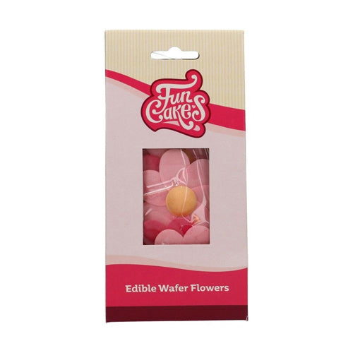 FunCakes Violet Edible Wafer Flowers Pack Of 8 (7g)