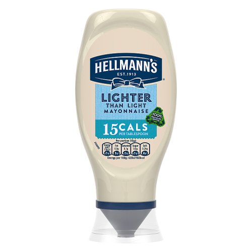 Hellmanns Lighter Than Light Mayonnaise Squeezy (430g)