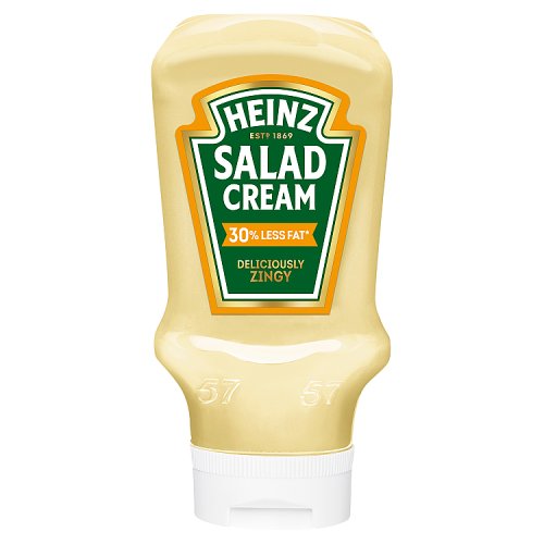 Heinz Salad Cream Light 30% Less Fat Top Down (415g)