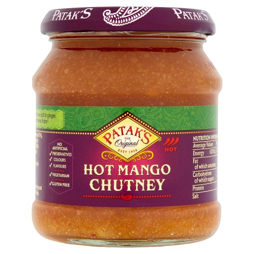 Pataks Hot Mango Chutney (340g)