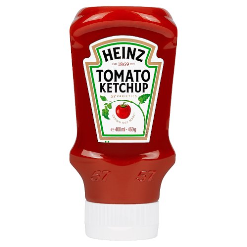 Heinz Top Down Squeezy Tomato Ketchup Sauce (460g)