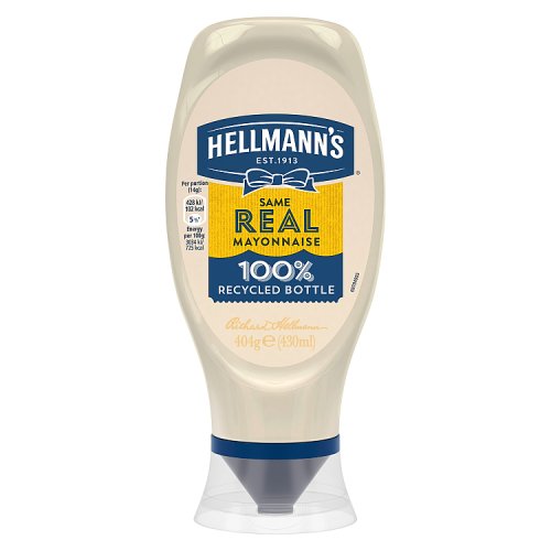 Hellmanns Real Mayonnaise Squeezy (430g)