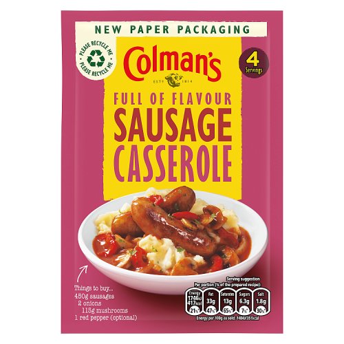 Colmans Sausage Casserole Sachet (39g)