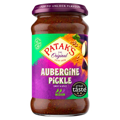 Pataks Aubergine Brinjal Pickle (312g)