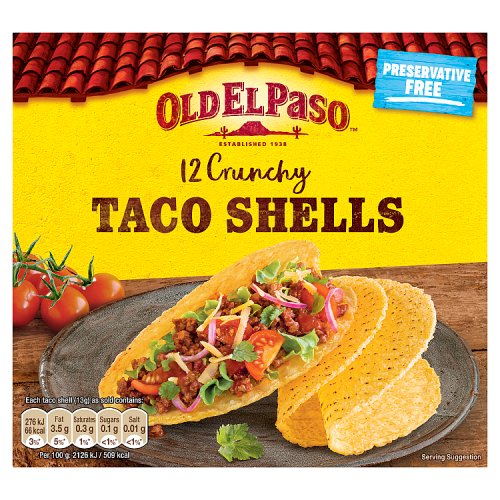 Old El Paso 12 Taco Shells (156g)