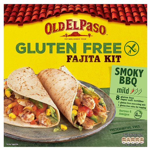 Old El Paso Gluten Free Fajita Kit Smokey BBQ (462g)