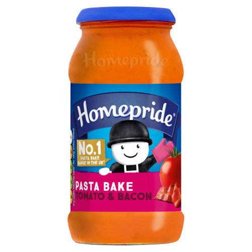 Homepride Pasta Bake Creamy Tomato & Bacon (485g)