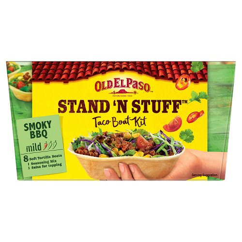 Old El Paso Stand N Stuff Smoky BBQ Taco Kit (350g)