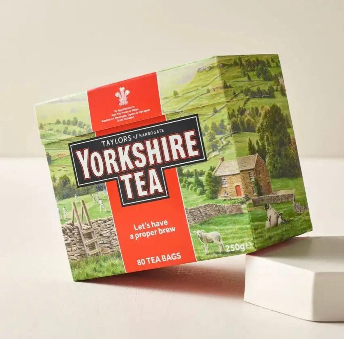 Yorkshire Tea Original 80 Tea Bags 250g – Imported from the UK