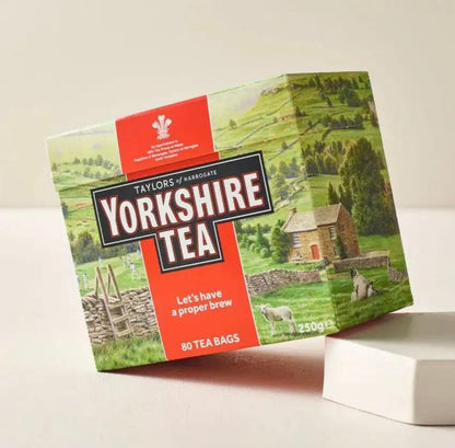 Yorkshire Tea Original 80 Tea Bags 250g – Imported from the UK