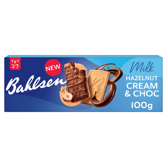 Bahlsen Hazelnut Cream and Choc Biscuits 100g