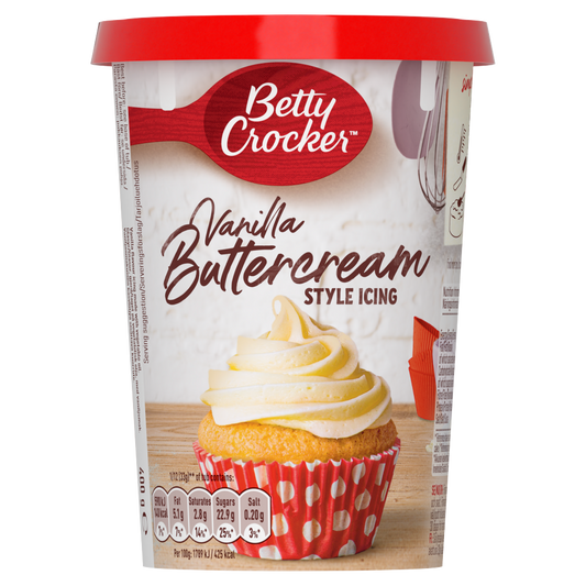 Betty Crocker Vanilla Buttercream Icing 400g