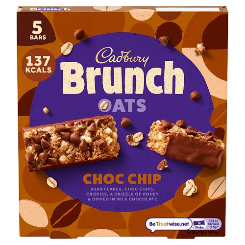 Cadbury Brunch Bars Chocolate Chip 5 Pack (160g)