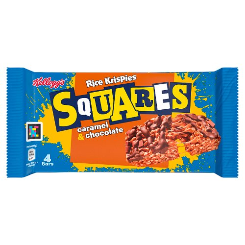 Kelloggs Chocolate Caramel Krispie Squares 4 Pack (144g)