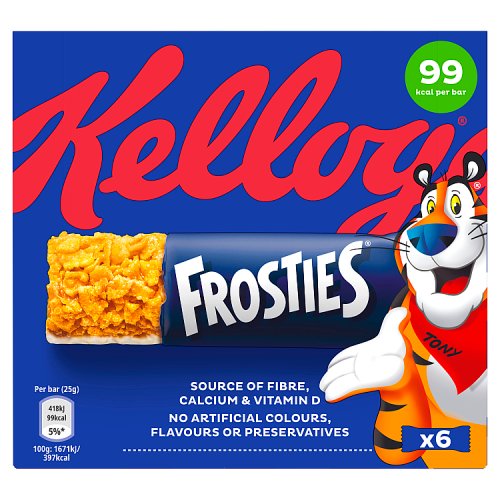 Kelloggs Frosties Cereal Bars 6 Pack (162g)