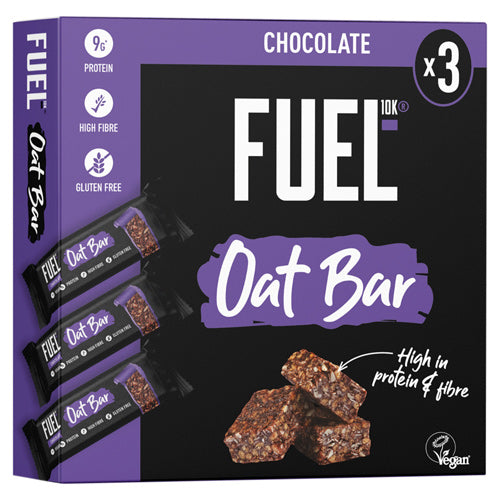 FUEL10K Chocolate Protein Cereal Oat Bars 3x45g (135g)