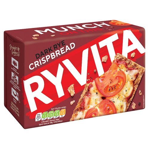 Ryvita Dark Rye Crisp Bread (250g)