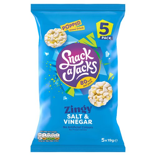 Quaker Snack A Jacks Salt & Vinegar 5 Pack (88g)