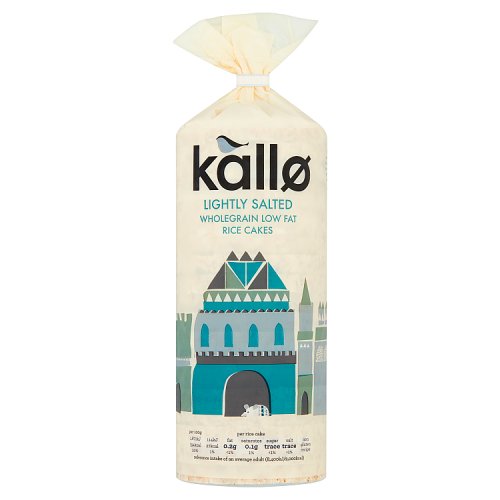Kallo Lightly Salted Low Fat Rice Cakes (130g)