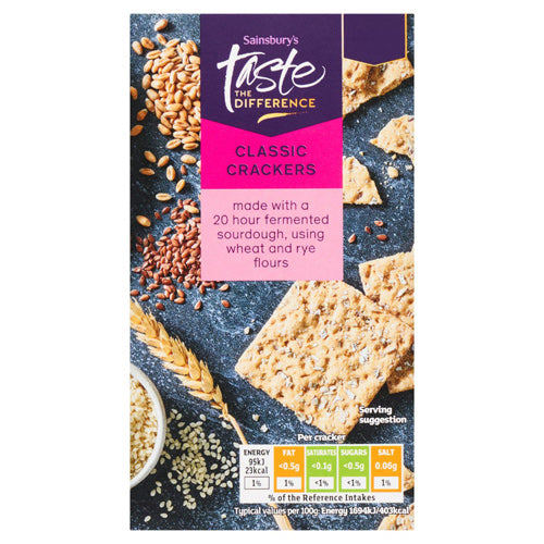 Sainsbury's Classic Crackers, Taste the Difference (100g)