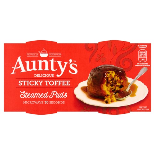Aunty's Sticky Toffee Steamed Puddings 190g