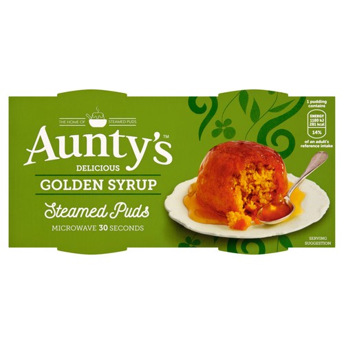 Aunty's Golden Syrup Steamed Puddings 190g