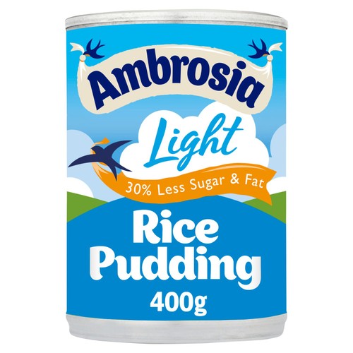 Ambrosia Light Low Fat & Reduced Sugar Rice Pudding Can 400g