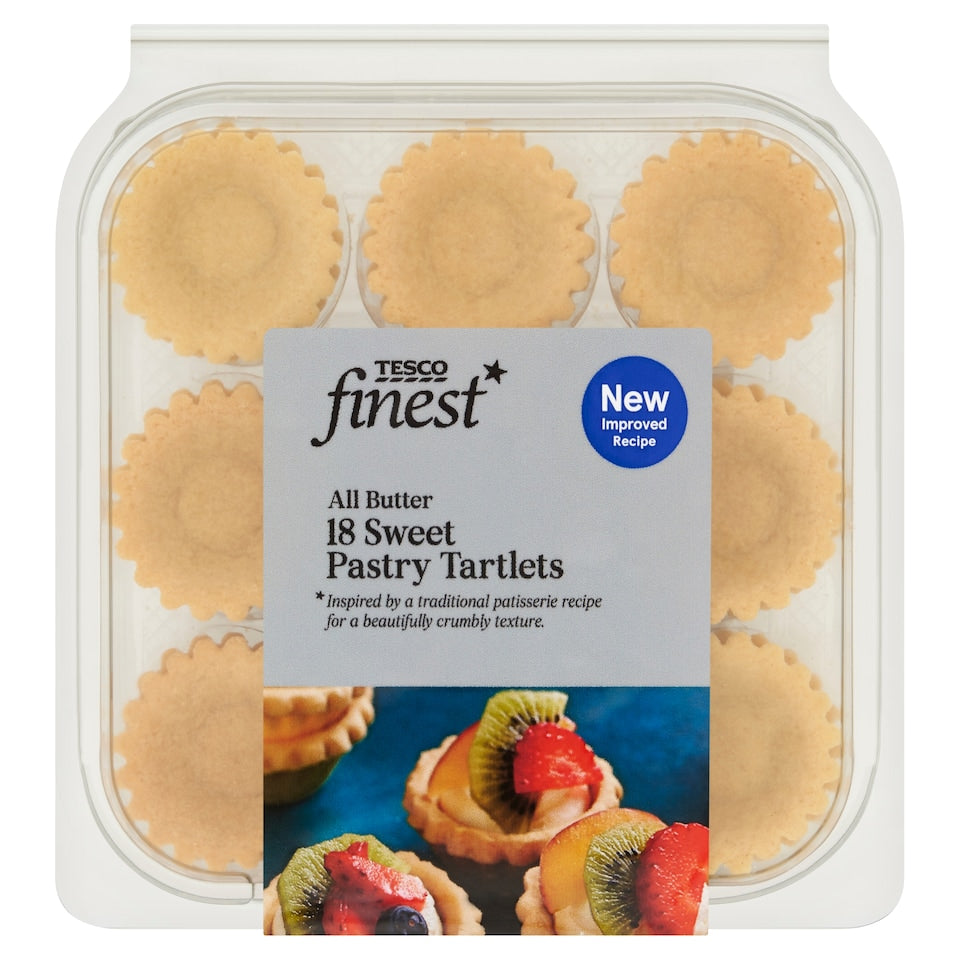 Tesco Finest All Butter Mini Tartlets 108g