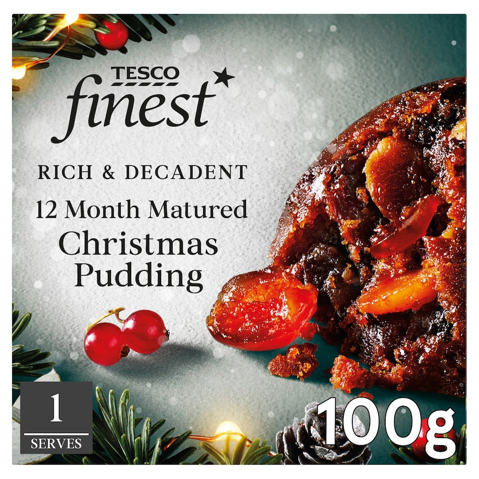 Tesco Finest Christmas Pudding 100g