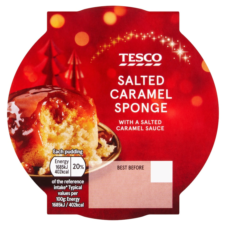 Tesco Salted Caramel Sponge Pudding 100g